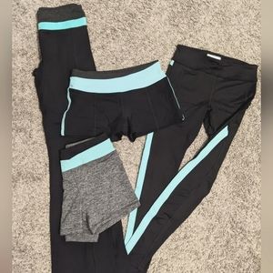 Forever 21 Matching Leggings, Pants, and Bike Shorts set of 4 Sizes XS and S
